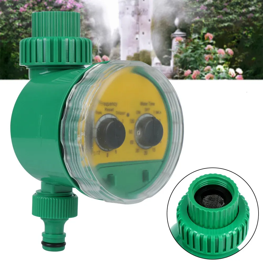 Vattenutrustning Vatten Irrigation Timer Batteridriven Outdoor Garden Timed Controller Electronic Faucet Control Device 231019