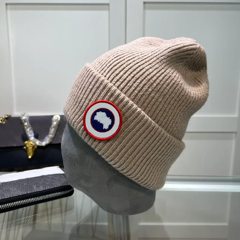Fashion designer goose hat beanie winter beanie warm knitted cap ear protection casual temperament cold cap Ski Caps Multi-color good