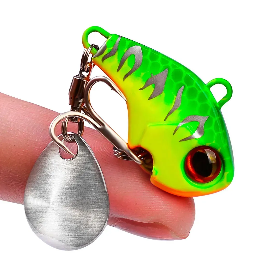 Pack De 6 Leurres De Pêche Métalliques Vibrants - Cuillères Rotatives VIB Neuves