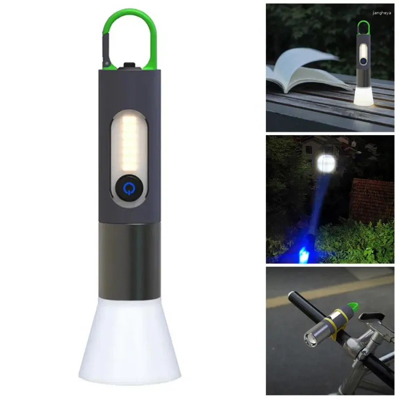 Flashlights Torches Portable IPX4 Waterproof Zoom Focus With Side Light Outdoor Mini Fast Charging LED Torch