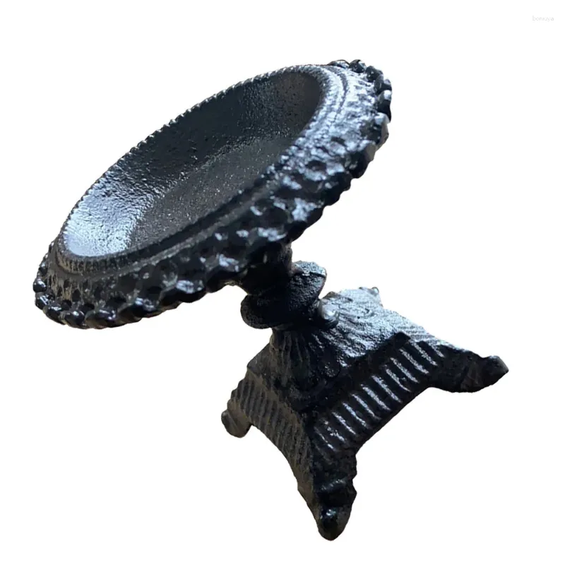 Castiçais altos suporte de ferro fundido retro castiçal decoração de mesa pés castiçal criativo festa decorativa guarnição de metal