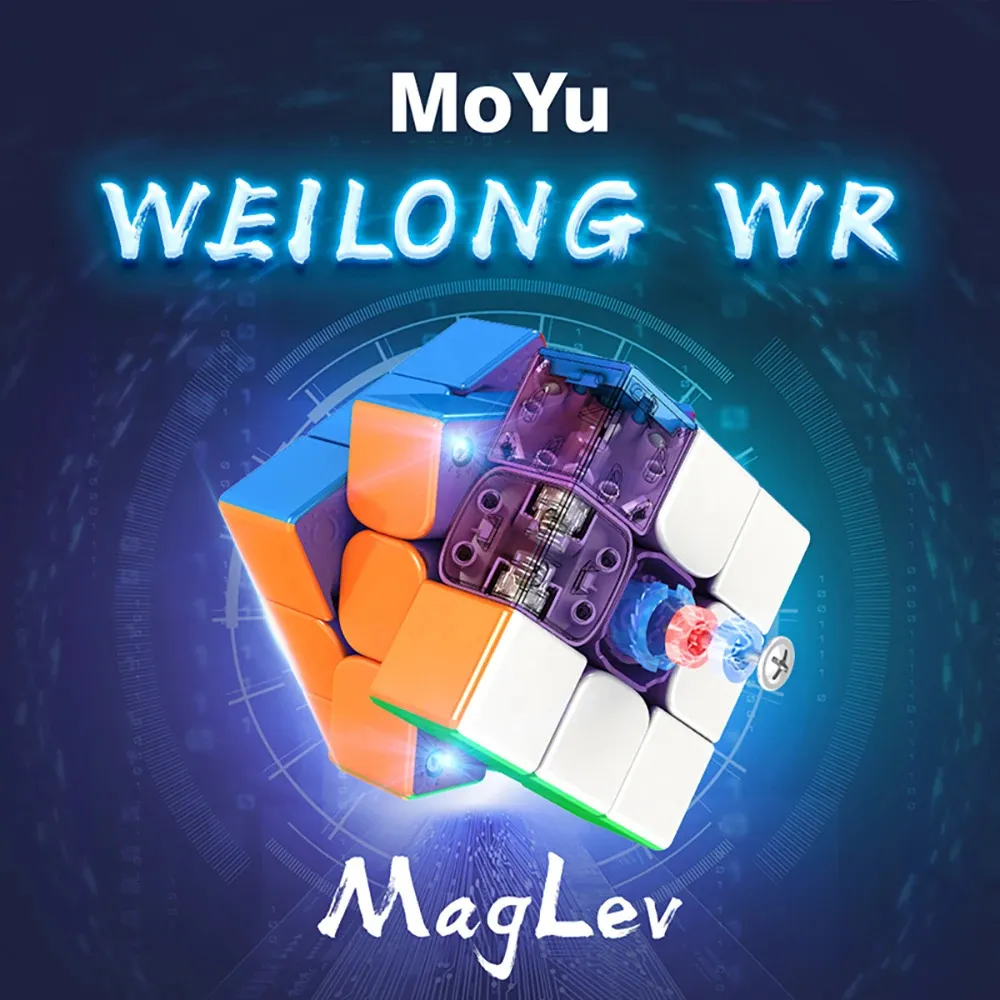 Sihirli küpler moyu weilong wr m maglev 3x3 manyetik levitasyon wreilong wrm lite sihirli hız küp profesyonel fidget oyuncaklar 231019