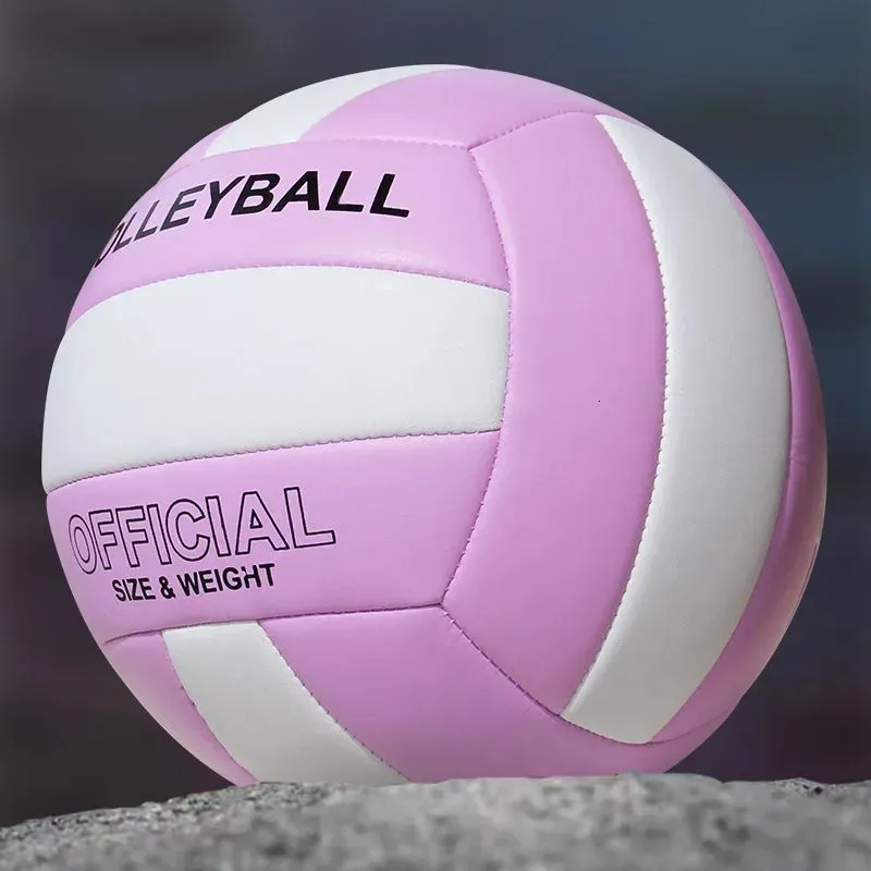 Мягкие мячи, размер 5, волейбольные профессиональные тренировочные игровые мячи для начинающих, для тренировок в помещении, на открытом воздухе, на пляже 231020