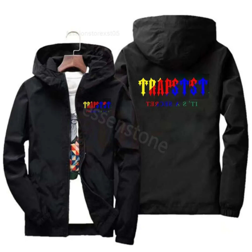 Mens Tracksuits Trapstars Jaquetas Designer Womens Jacket Tracksuit Hoodie Moletons Preto Branco Outono Inverno Jogger Sporting Hoodie MeSMLXL