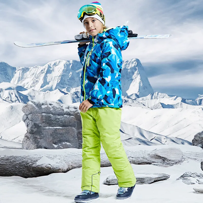 Combinaison de ski bleue bébé garçon