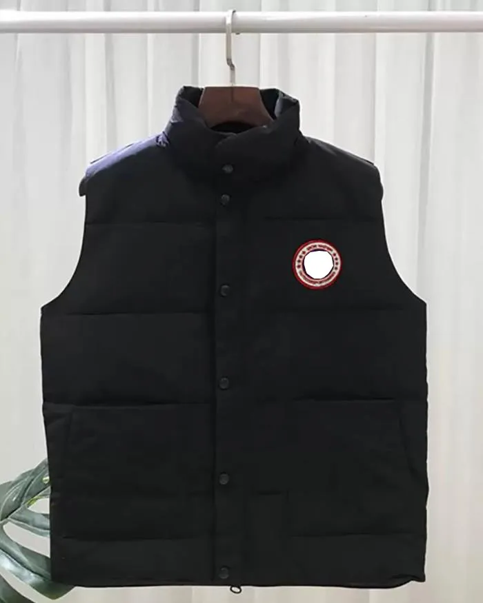 2024 canadese Usa inverno all'aperto Popolarità Mens giù Gilet di lusso giacche moda smanicato Gilet da donna Designer Cappotto Maschile Doudoune Luxe Goose veste homme