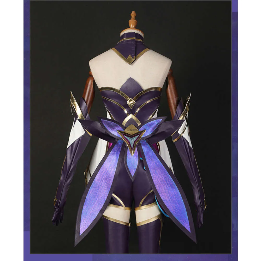 LOLスターガーディアンAkaliコスプレ女性のためのコスチューム