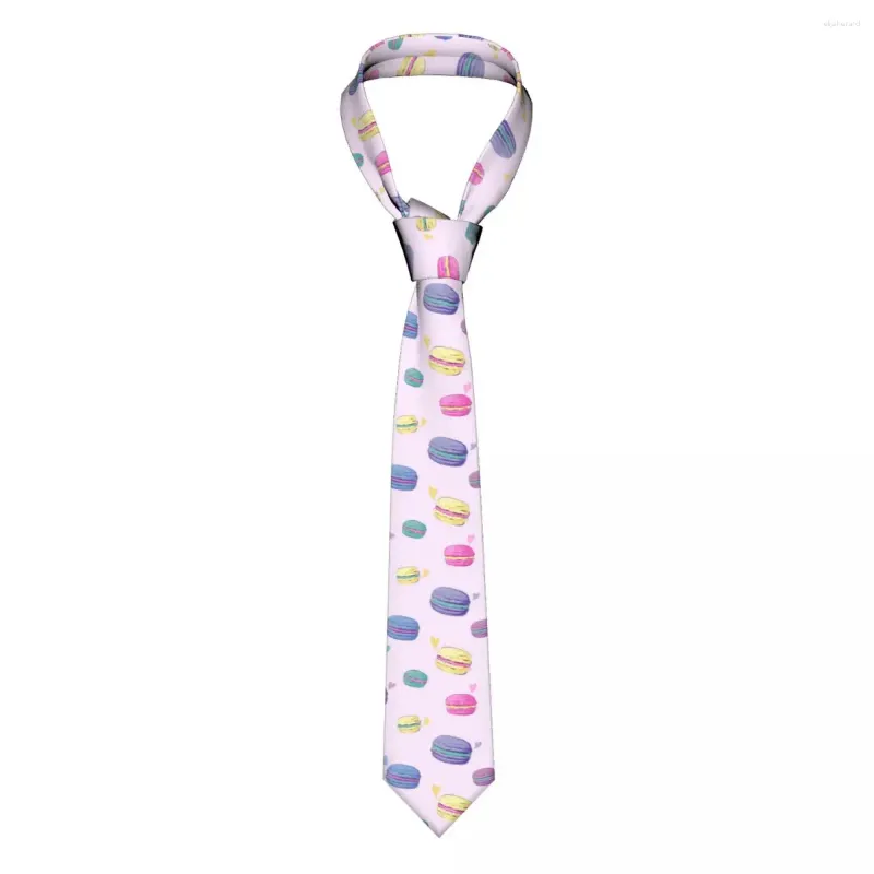 Галстуки-бабочки миндальное печенье сладости унисекс галстуки тонкий полиэстер галстук шириной 8 см для мужчин повседневная одежда галстук свадебные аксессуары подарок
