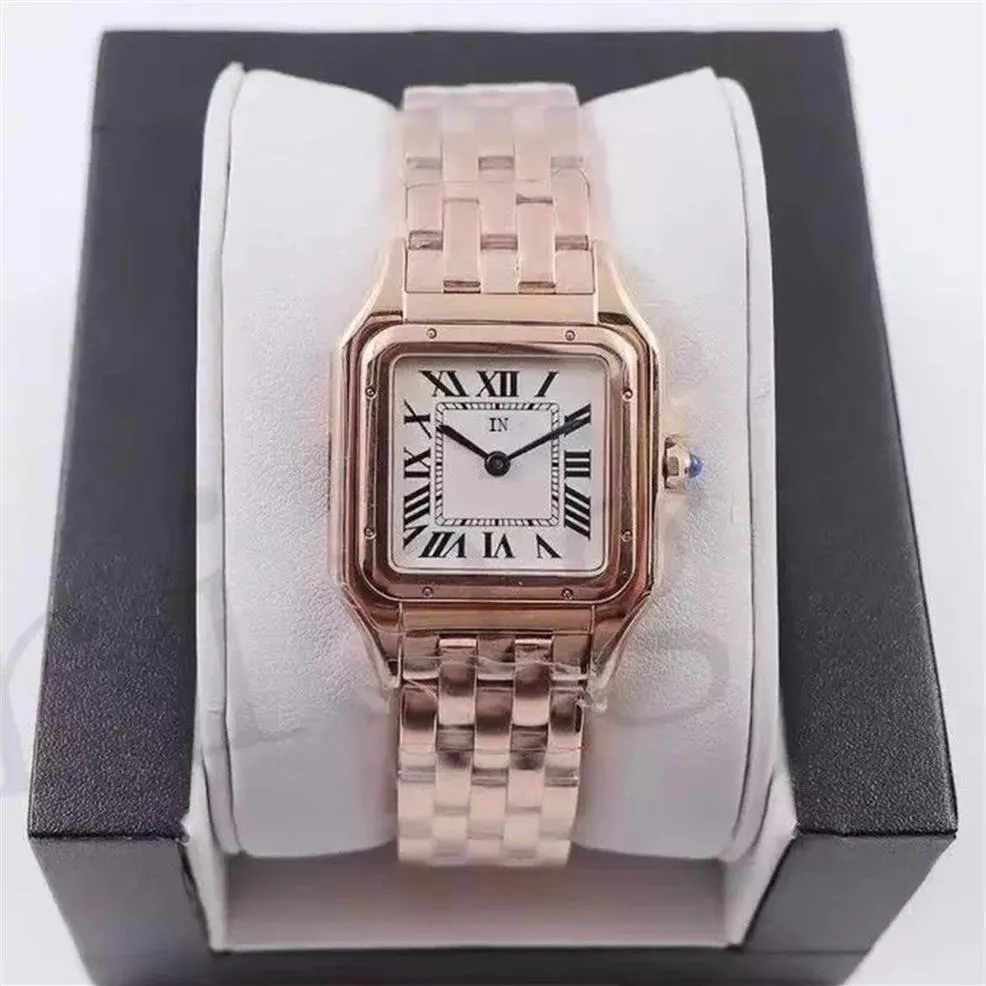 V6 montre romaine montre de créateur pour femme couple montres diamant mouvement à quartz montre en or en acier inoxydable de haute qualité Nob303t