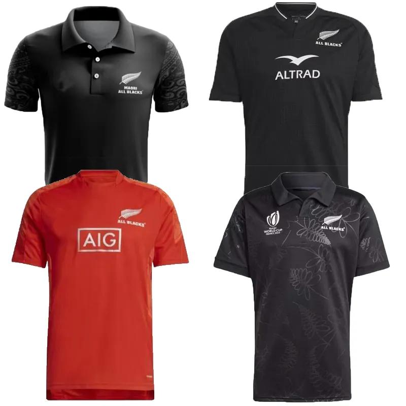 23 24 Tous les maillots de Super Rugby #Black New Jersey Zealand Fashion Sevens 22 23 24 Rugby Vest Shirt POLO Maillot Camiseta Maglia Tops