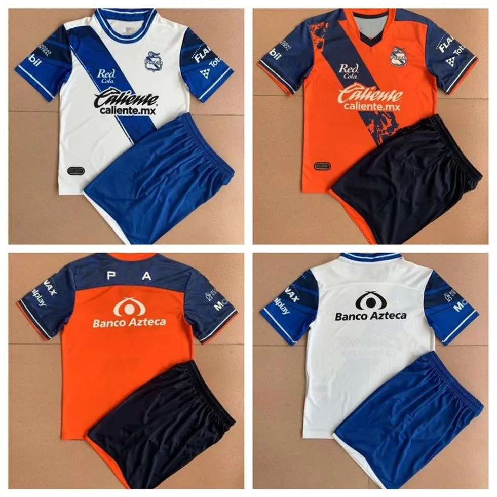 2023 Puebla F C Fatos de treino masculino infantil camiseta personalizada para casa e fora3098