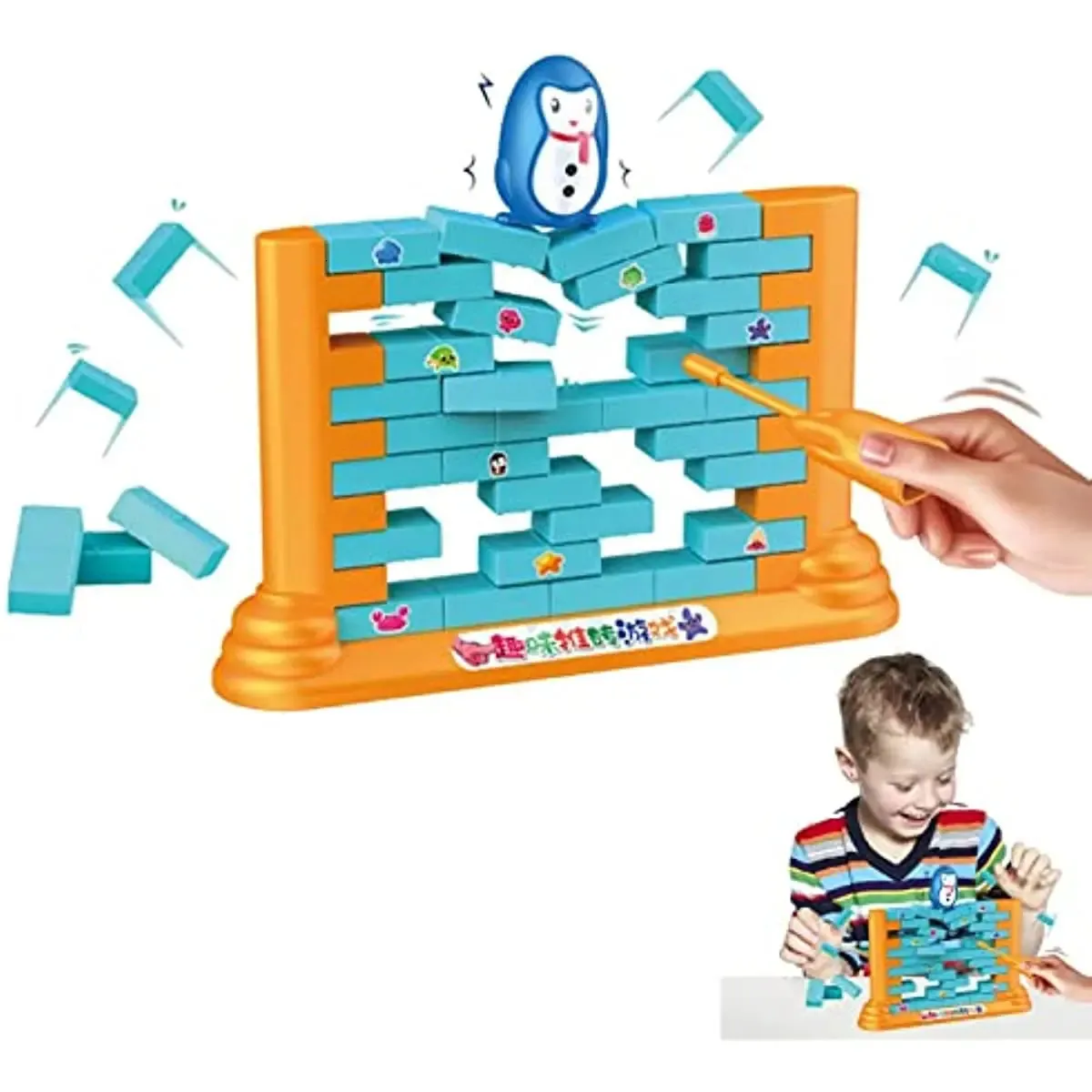 기타 장난감 절약 블록 게임 재미있는 스태킹 블록 아이를위한 벽난로 장난감을위한 미세 모터 훈련 퍼즐 파티 보드 게임 231019