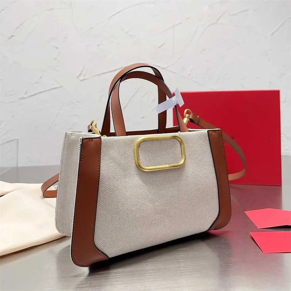 Trendy v Letter Designer Torby na ramię Kobiet Projektanci Torby Małe płótno Crossbody Tote Bag luksurys torebki portfela portfela torebka