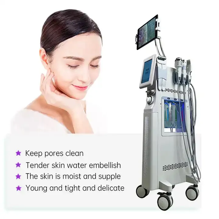 6 In 1 Visual Hidrofacial Hydra Peel Dermabrasion With Camera System