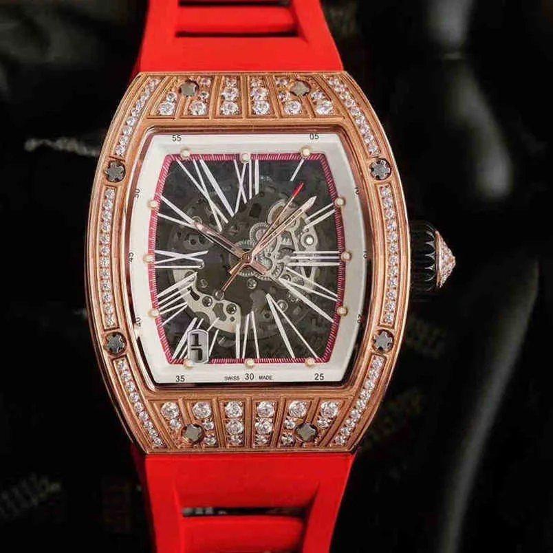 Herenhorloges Richrd Mileres Luxe Mechanisch Zakelijk Vrije tijd Rm010 Automatisch Gouden Kast Tape Trend Zwitsers uurwerk Horloges XJKWH