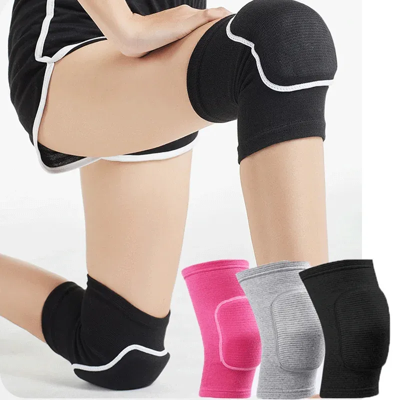 Ginocchiere per gomiti Compressione sportiva Protezione elastica Supporto in spugna addensato per balli di pallavolo Ginocchiere da allenamento 231020