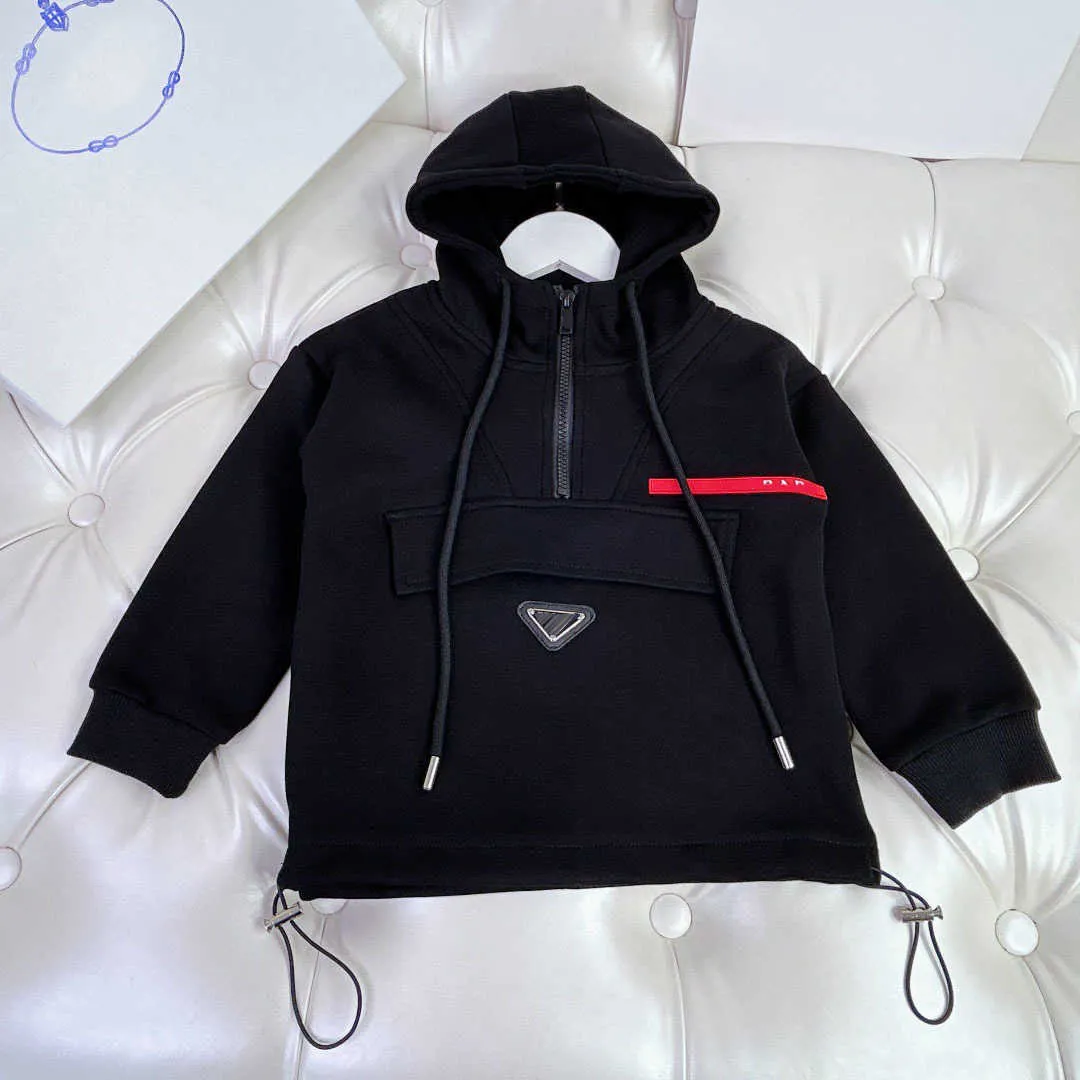 Half tracksuit set 2-delige kinderzip-hoodie met kinderkapjes en trainingsbroek voor jongens- en meisjesgroottes 110-160 cm