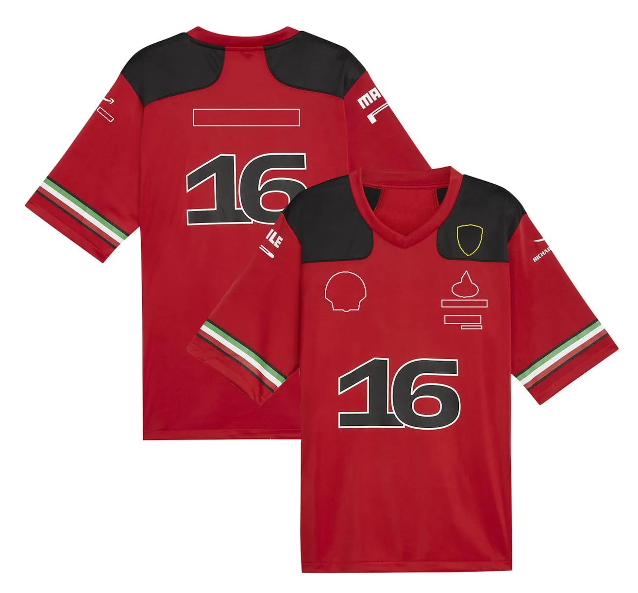 2023 F1 Takım Yarışı T-Shirt Formül 1 Sürücü Futbol Tişörtleri Yeni Sezon Yarış Giyim Kırmızı Otomobil Fanları Jersey Yaz Mens Tops 5A7U