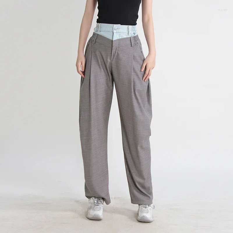 saby WIDE FLARE PANTS -10oz Linen Denim-
