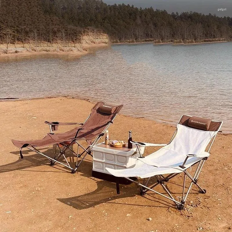 Muebles De Campamento Silla Reclinable De Playa Ultraligera Jardín