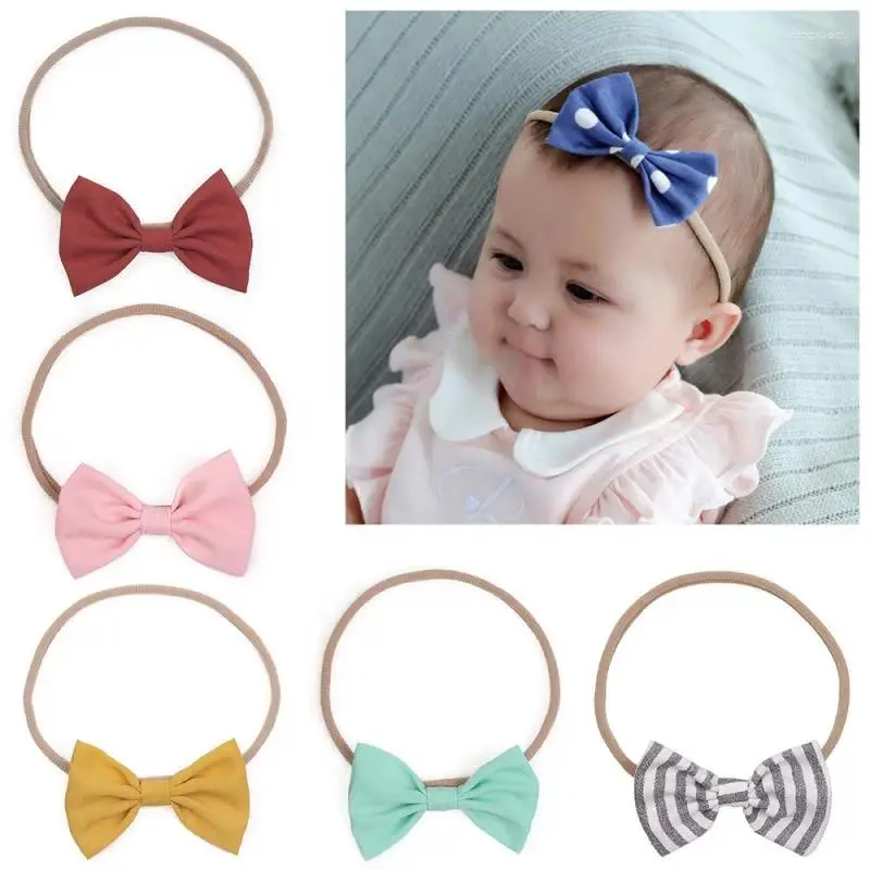 Accessoires de cheveux enfants chapeaux fille bébé enfant en bas âge arc bandeau mignon haute élasticité bande tête enveloppement goutte