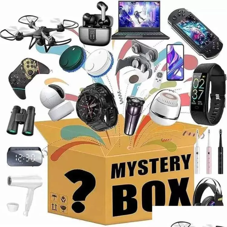 Скидка 50% на цифровые электронные наушники Lucky Blind Box Mystery Boxes Подарки Есть шанс открыть смартфоны Bluetooth-наушники, наушники TWS, наушники ANC Еще подарок