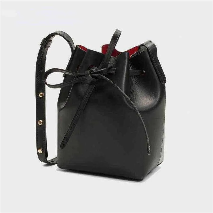 Vender moda designer bolsa totes ansurstudios mini balde sacos mansur mulheres couro ombro gavriel senhoras crossbody sacos pequenos para menina 220418