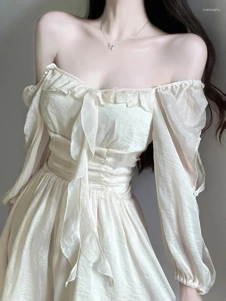 chinese dress ladies Romance Ruffle Dress, in Dusty Blush Crisp, Size: XL | Show Me Your Mumu main image 1