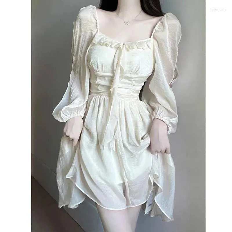 French Princess Ruffle dress - Elegant Mini Office & Party Wear for Women