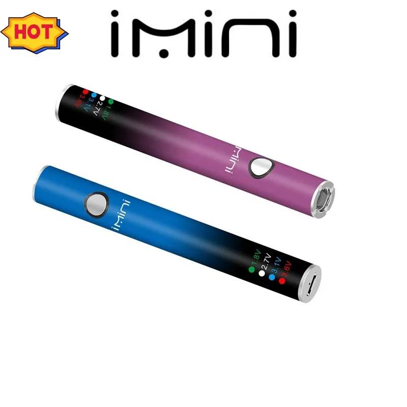 İyi Satış 380mAh 510 İplik Vape Pil 510 Kartuş Pil Vape Kalem Ayarlanabilir Voltaj Şarj Edilebilir Vape Ecoig Buharlaştırıcı Pil Kitleri Vape Pil USA US UK CA EU