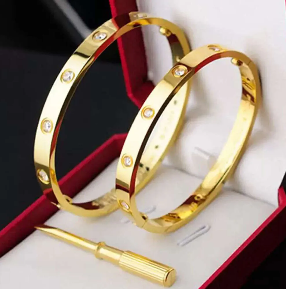 20 Bangle Jewelry Women Bracelets Classic 5.0 Titanium Steel Alloy Craft Craft Cloot Gold Gold Silver Rose Never Fade Not Allergic