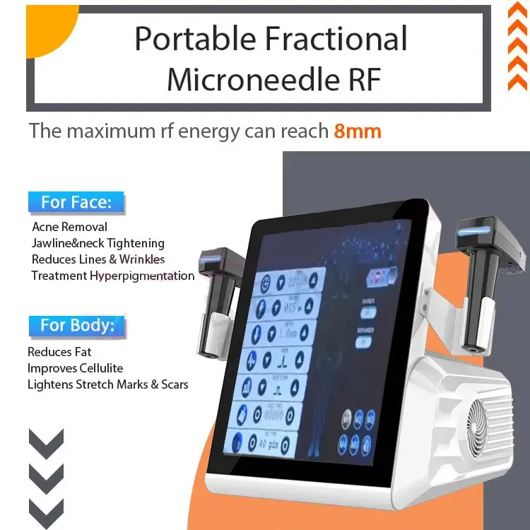 Machine multifonctionnelle de CE de bureau de retrait de vergetures anti-rides de raffermissement de visage de nettoyage de pores de levage de peau de micro-aiguille de radiofréquence multifonctionnelle