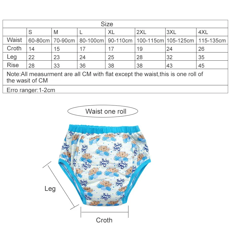 Waterproof Cotton Underwear With Bear Print For Adults Reusable Toilet  Training Nappy Pants And Shorts For Infants And Babies 231020 From Bao04,  $30.07