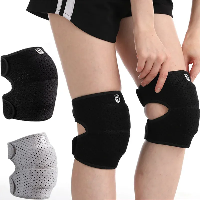 Elbow knäskydd för dans volleyboll yoga kvinnliga barn män knäskydd patella brace support fitness protector arbetsutrustning eva 231020