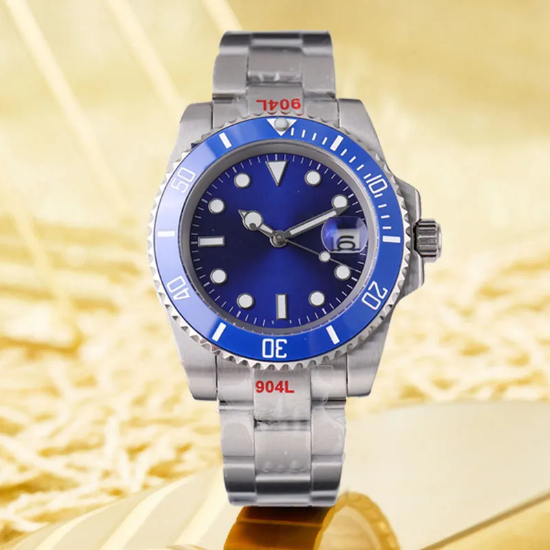 Automatische Uhr, Modeuhren für Herren, Luxusmarke, wasserdichte Armbanduhren, faltbar, 40 mm, Edelstahl, mechanisch, Submarin-Mann-Armbanduhr, hohe Qualität