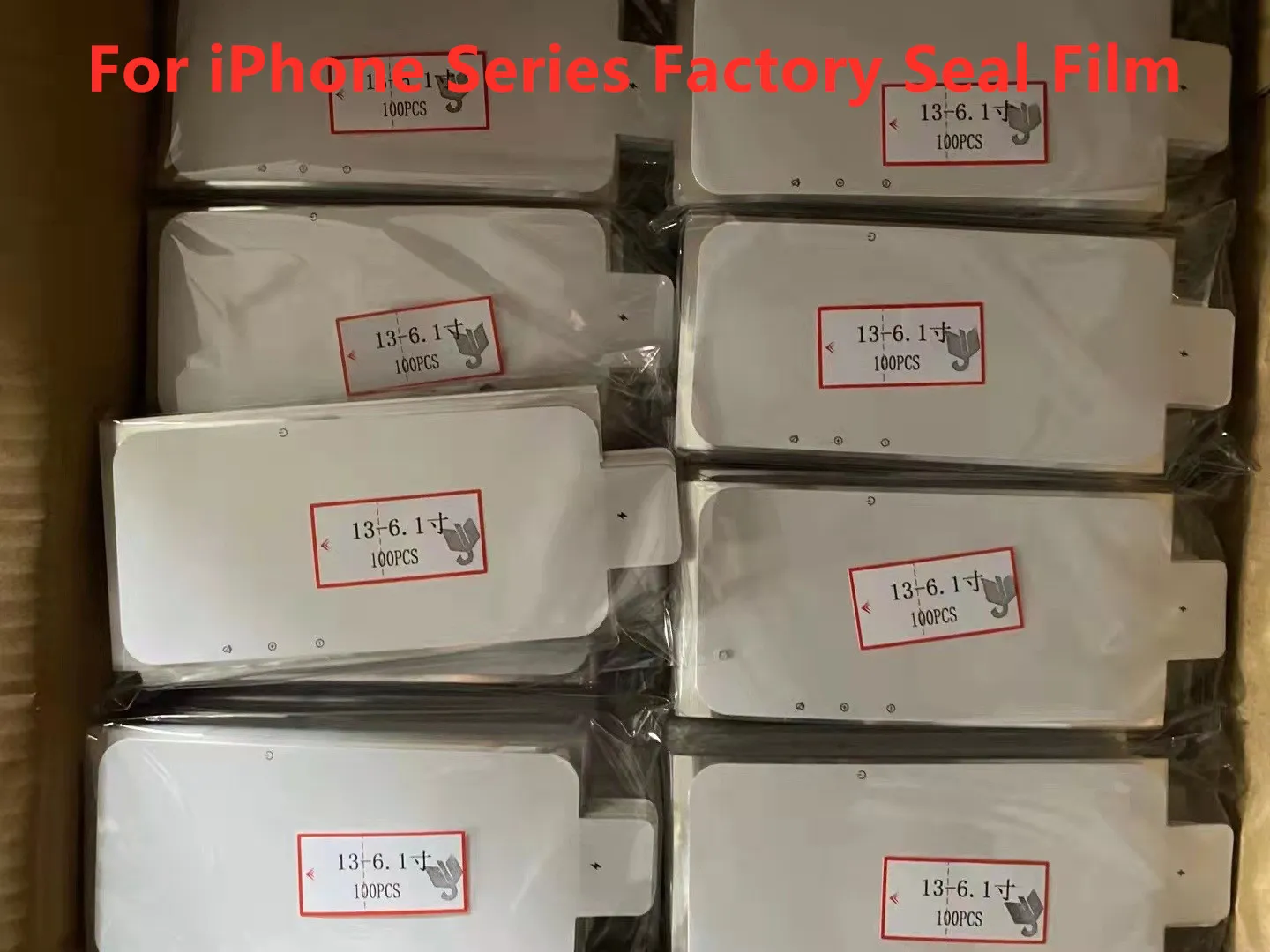 OEM New Factory Sealed Screen Protector 전신 스티커 영화 iPhone 11 Pro 12 13 14 Pro Max 14 Plus 15 용 새로운 휴대폰