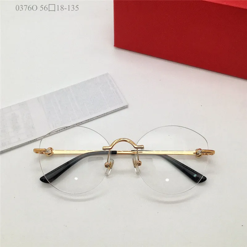 NO POP - montatura per occhiali da vista in metallo color oro argento