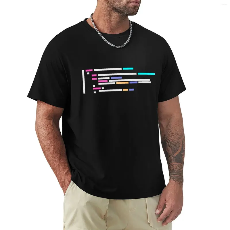 Męski Polos Code #1 T-shirt Śliczne topy Kawaii Ubrania Koszulka potu T dla mężczyzn