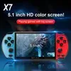 HD -skärm 8G ROM X7 Plus Double Rocker Handhelds Player Retro Handheld Games Console Bit Video MP5 MD SFC GBA PAP Game ZZ