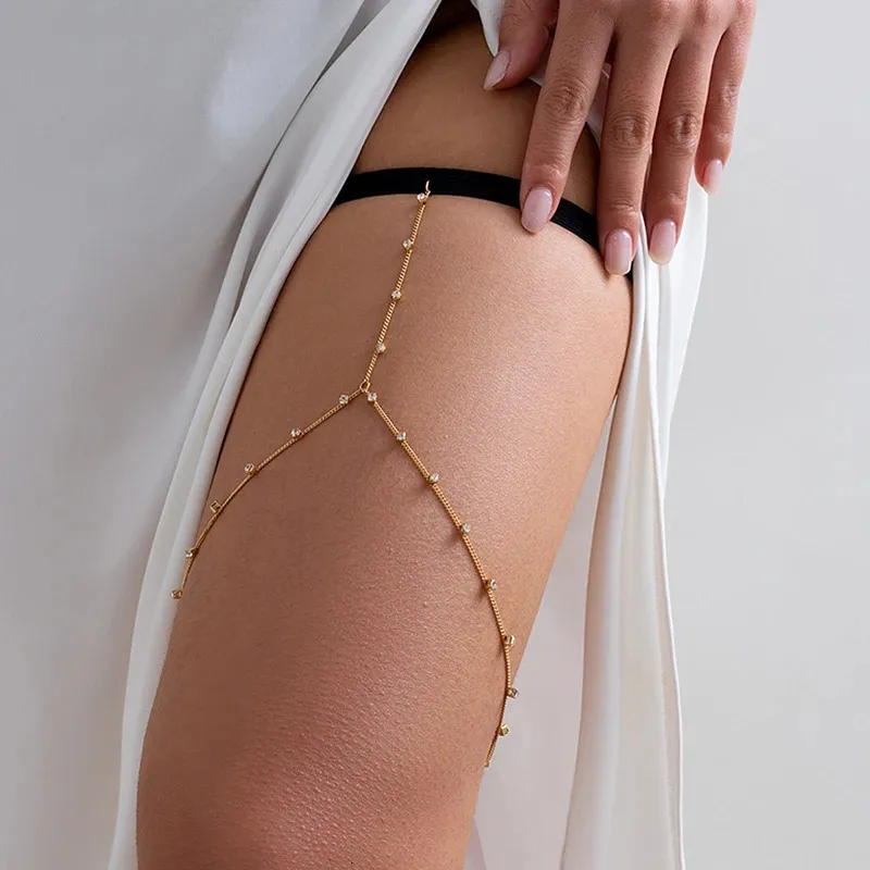 Sexy Boho Elastic Thigh Chain Adjustable Multilayer... From Mala84, $12.42  | DHgate.Com