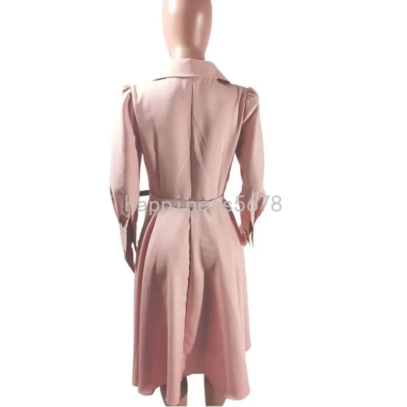 Elegant Puff Sleeve Belted Blazer Dress For Women High Elegant Puff Sleeve Belted Blazer Dress For Women High