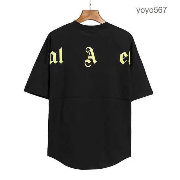 2023 Zomer Heren Palms angels t Shir Graffii T-shir Palms Palmangel Ciy Designer Limied Inkje Graffii Leer Prining Heren Dames Angels Shir Angles Tees JMRQ