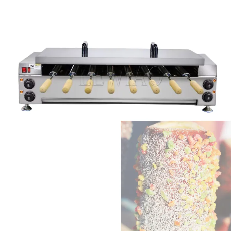 Electric Chimney Cake Maker Machine With 8 Stainless Steel Electric Chimney Cake Maker Machine With 8 Stainless Steel