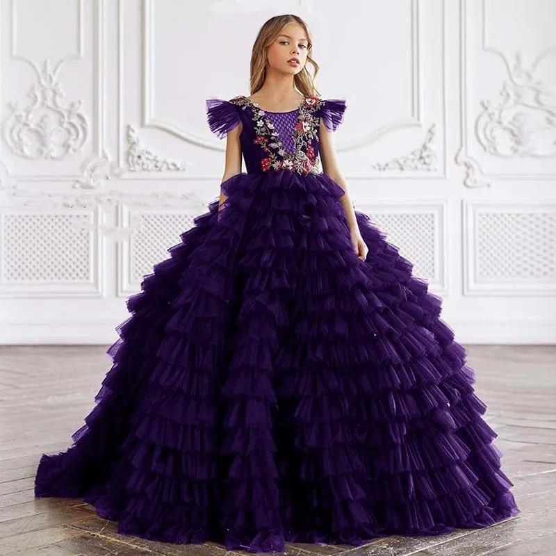 purple and green tutu dress Mardi Gras Tutu Outfit 9m / long sleeve main image 1