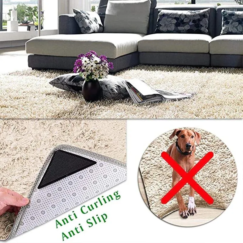 Non Slip Weathertech Kitchen Sink Mats Grippers Set Of 4/8 Reusable,  Washable, And Silicone Stickers Triangle Rubber Pad Rug For Home Floors  From Hualiigg, $8.47