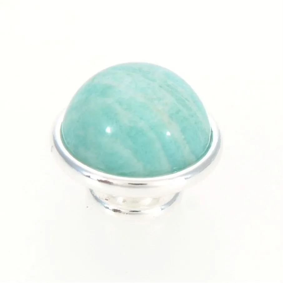 Amazonite Jewelpops для ювелирных изделий Kameleon, браслет, ожерелье, кольцо, серебро 925 пробы, 292J