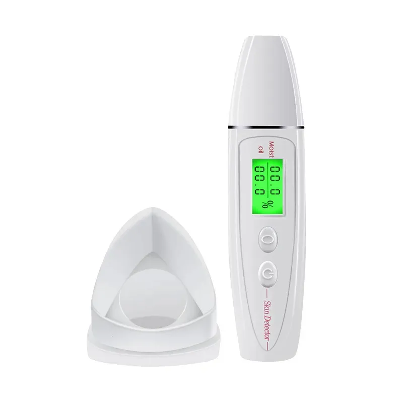 Beauty Microneedle Roller Moisture Tester Detector Analyzer Monitor Digital LCD Display Personlig hudvårdsverktyg 231020