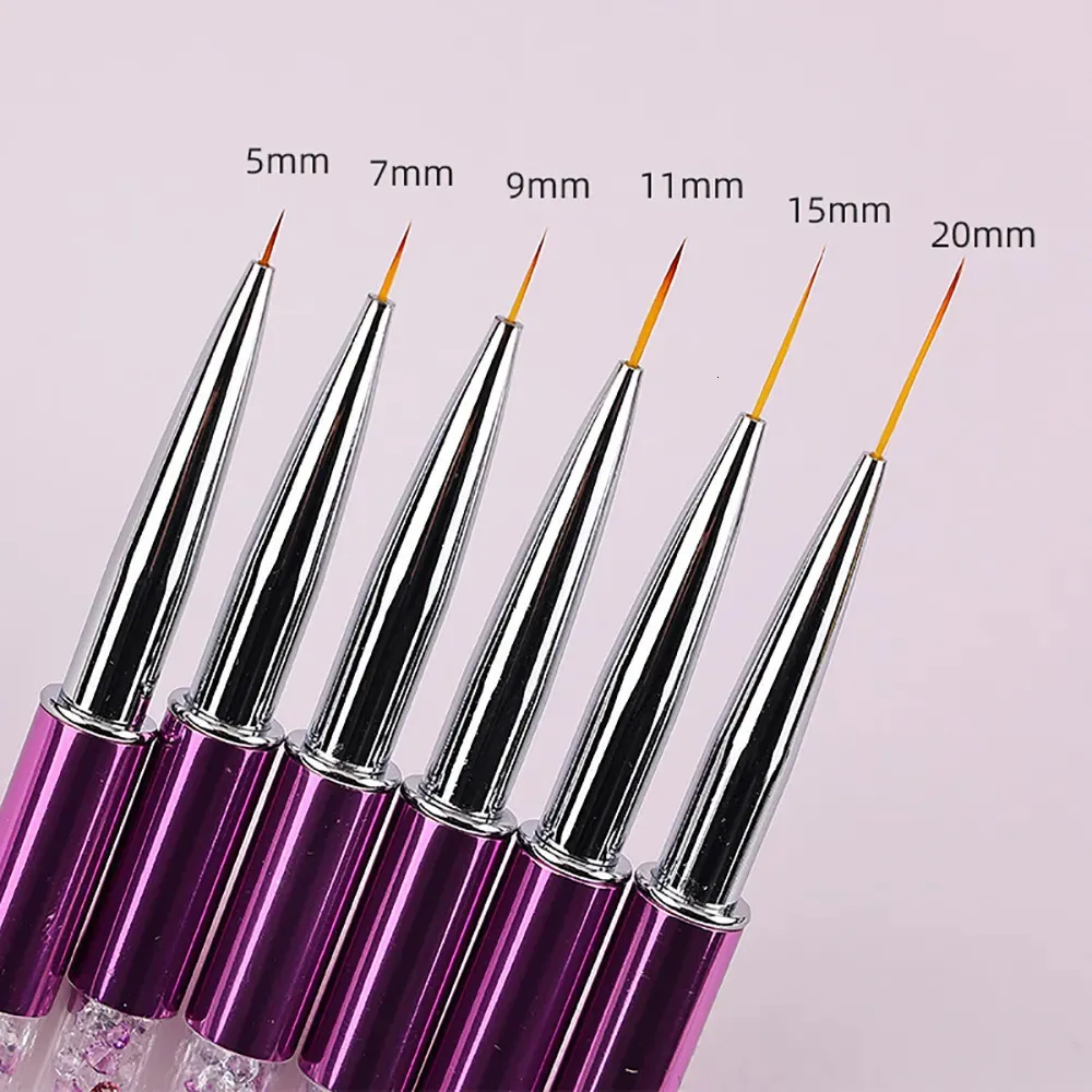 Narzędzia do makijażu paznokcie linia pędzla Malowanie żel pen żel manicure 1pcs 231020