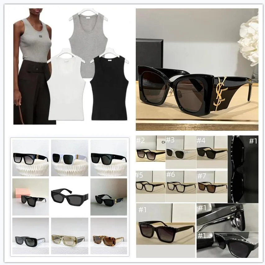 Ropa de moda con gafas de sol de moda Y Gafas de sol de alta gama Gafas de sol de diseñador Gafas de sol de playa para hombre Mujer dupe