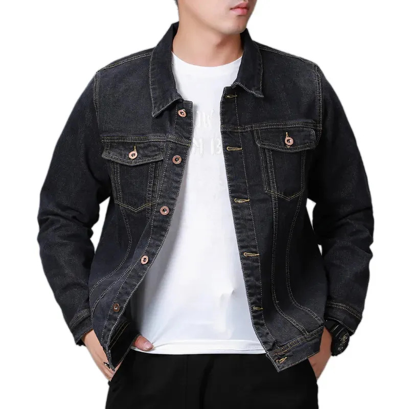 Save Big on Bulk Mens Bomber Jackets Xxl Brown Bomber Jacket For Men:  Lightweight Denim Jacket, Classic Spring Autumn Coat, Casual Streetwear,  Sizes